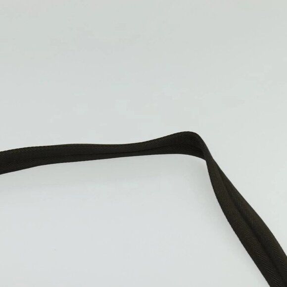 PRADA Hand Bag Nylon 2way Khaki Silver Auth BA4485 - Picture 11 of 16